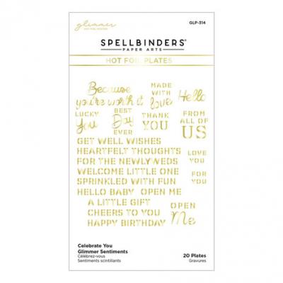 Spellbinders Hotfoil Stamps - Celebrate You